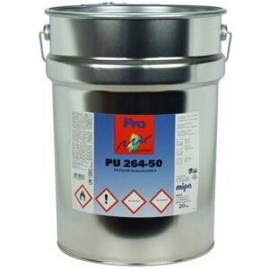 Mipa PU 264-50 20 kg net 2K-PU-HS thick-film coating, semi-gloss, various colours, grade I