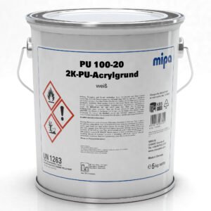 Mipa PU 100-20 2K PU acrylic primer white MV 10:1 by weight net