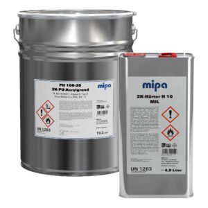 Mipa PU 100-20 2K PU acrylic primer brown-beige (approx. RAL 1011) 24 l incl. hardener