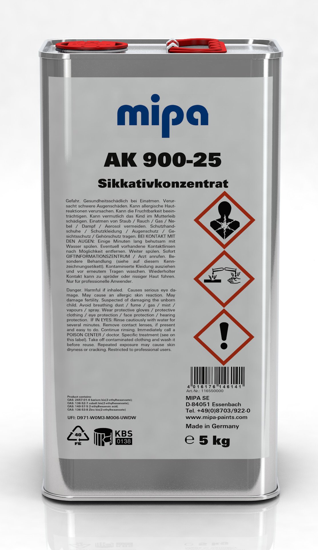 Mipa AK 900-25 5 kg Sikkative concentrate