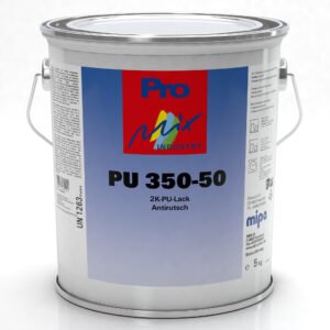 Mipa PU 350-50 5 kg net 2K PU semi-gloss anti-slip paint, various colours, size I