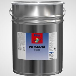Mipa PU 240-30 20 kg net 2K PU lacquer, silk matt, various colours, grade III