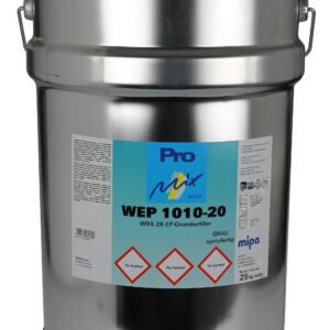 Mipa WEP 1010-20 25 kg net WBS 2K-EP primer filler ready to spray grey