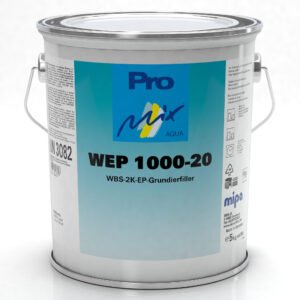 Pro Mix Aqua WEP 1000-20 WBS 2K-EP primer filler base pack. (Mipa)