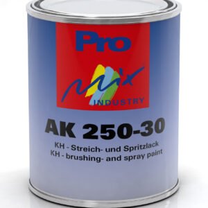 Pro Mix Industry AK 250-30 KH brush-on and spray lacquer silk matt basic pack. (Mipa)