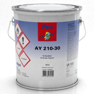 Pro Mix Industry AY 210-30 1K acrylic lacquer silk matt basic pack. 5 kg (Mipa)