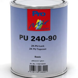 Pro Mix Industry PU 240-90 2K PU gloss varnish base pack. (Mipa)
