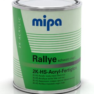 Mipa Rallye black matt 2K-HS acrylic ready-mixed colour