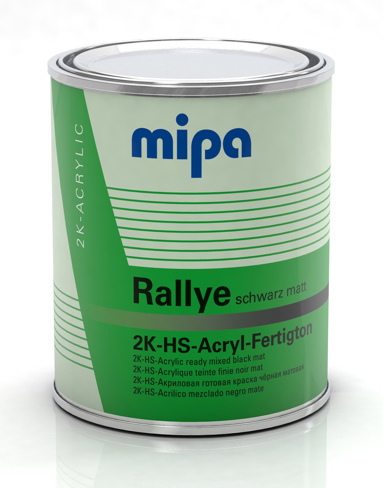 Mipa Rallye black matt 2K-HS acrylic ready-mixed colour