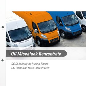 Mipa OC colour chart Fold-out card