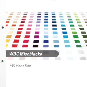 Mipa WBC colour chart (Fold-out card)