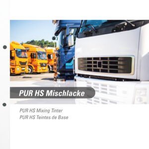 Colour chart Mipa PUR HS Mixed paints (fold-out chart)