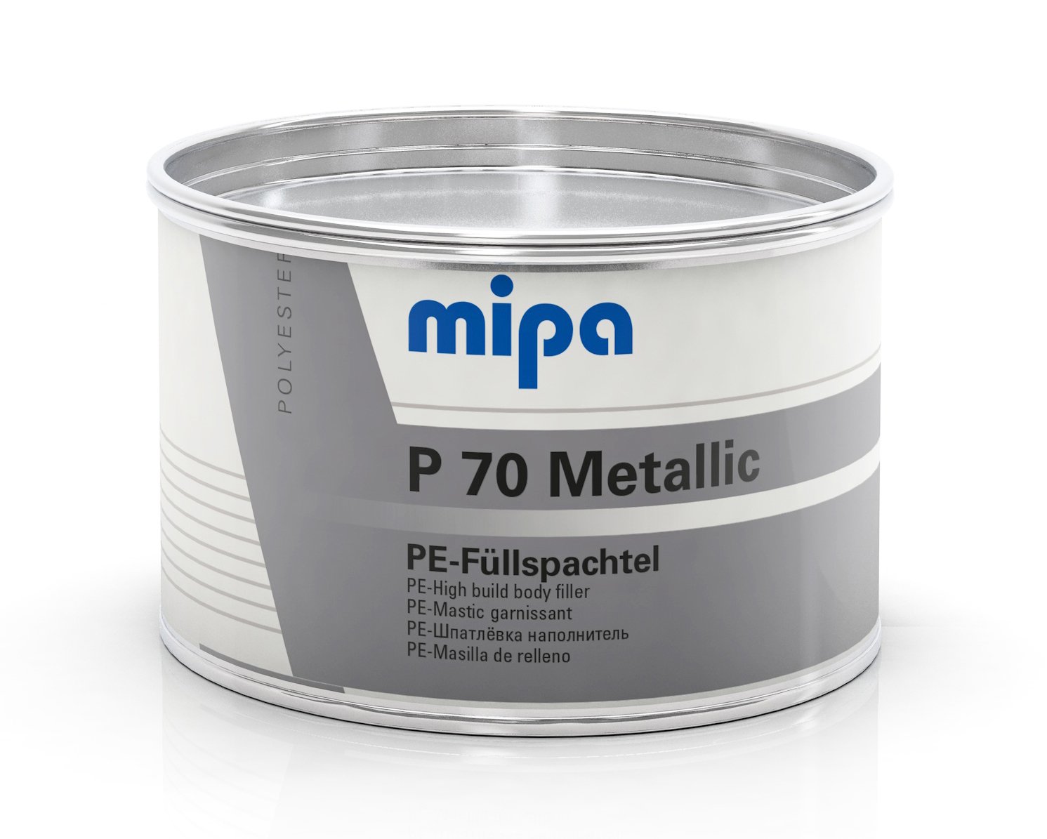Mipa P 70 Metallic PE filler incl. hardener