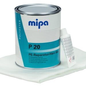 Mipa P 20 repair kit (PE repair resin + hardener + glass fabric)