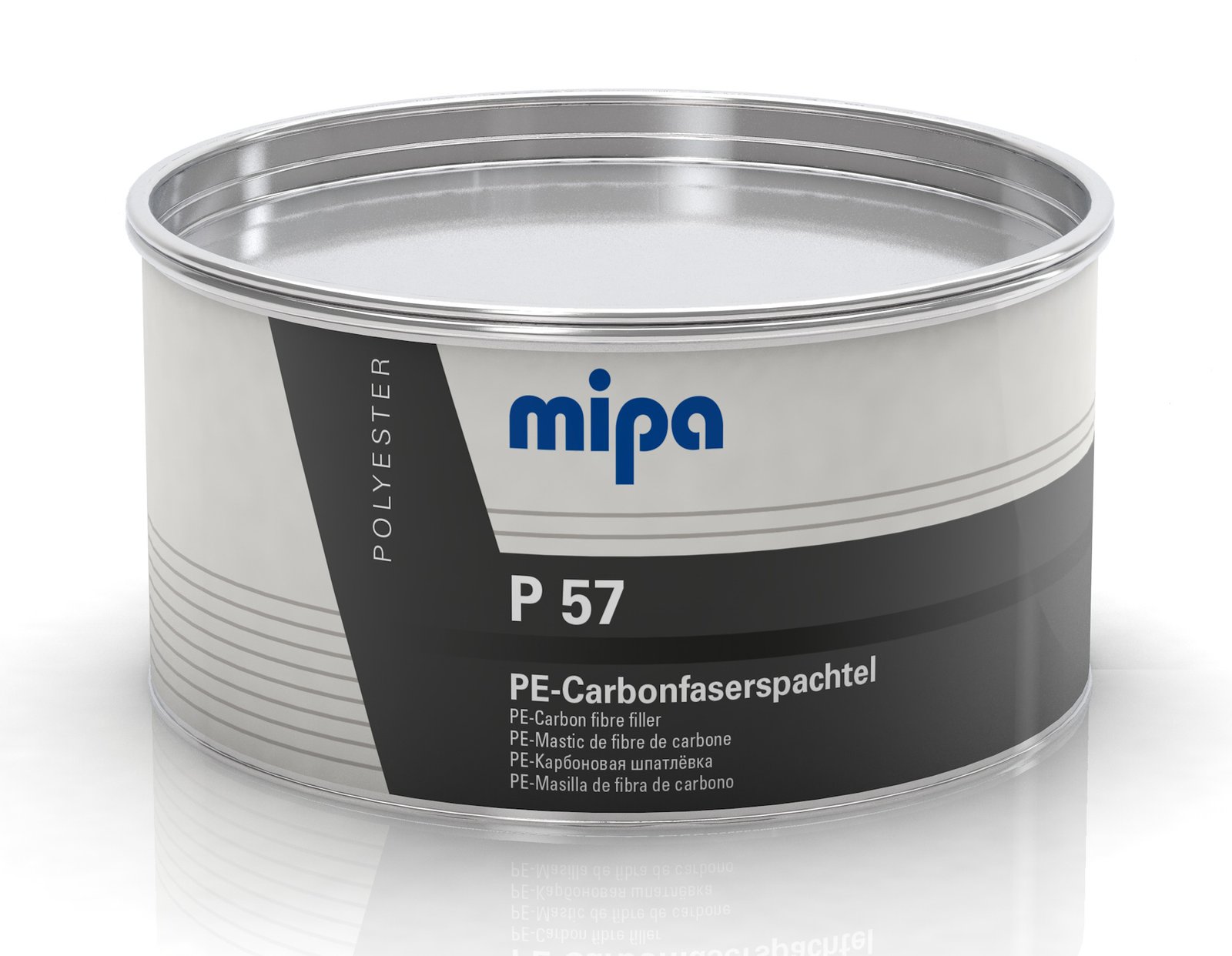 Mipa P 57 1.8 kg PE carbon fibre filler incl. hardener