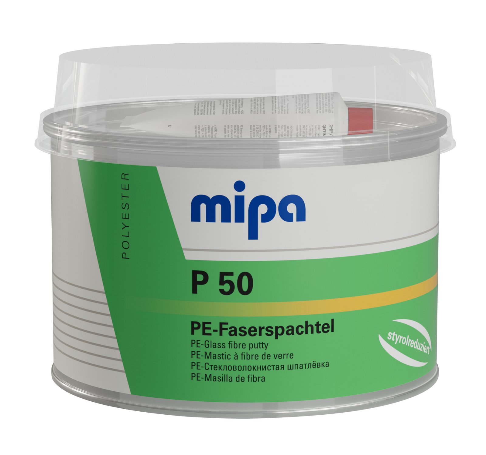 Mipa P 50 styrene-reduced PE fibre filler incl. hardener