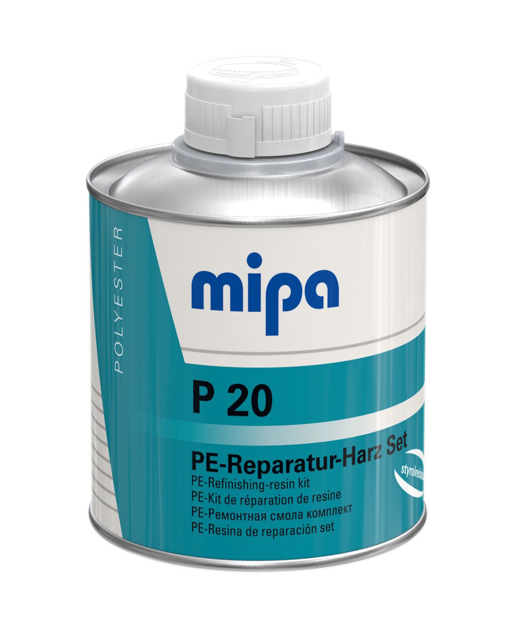 Mipa P 20 repair kit styrene-reduced 250 g incl. hardener