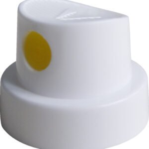 Spray head round nozzle white/yellow 10-piece pack (Mipa)