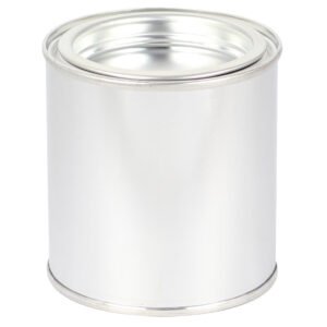 Empty tin, blank, 250 ml Internally coated with lid (Mipa)