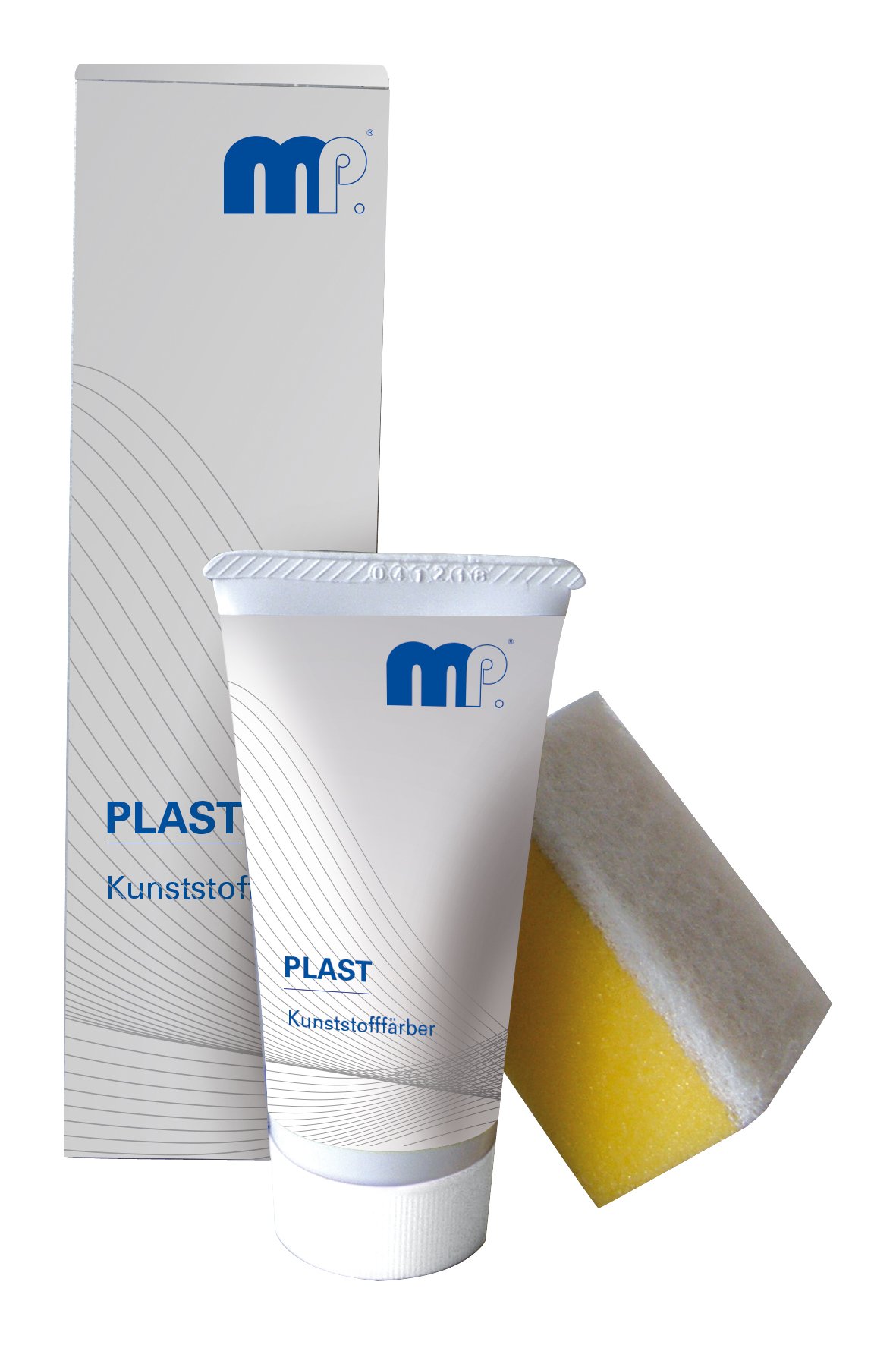 MP Plast (black) 75 ml tube Plastic dye incl. application sponge (Mipa)