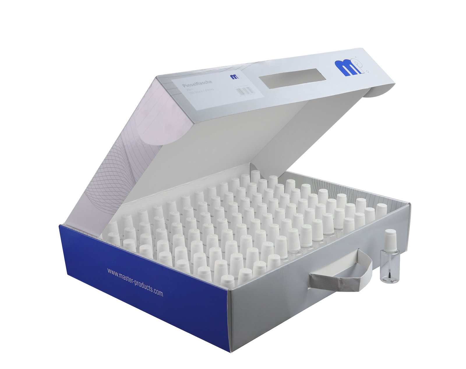 MP brush bottle 20 ml 100 pieces in presentation case (Mipa)