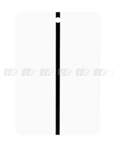 MP spray pattern card Metal 15 x 10.5 cm (Mipa)