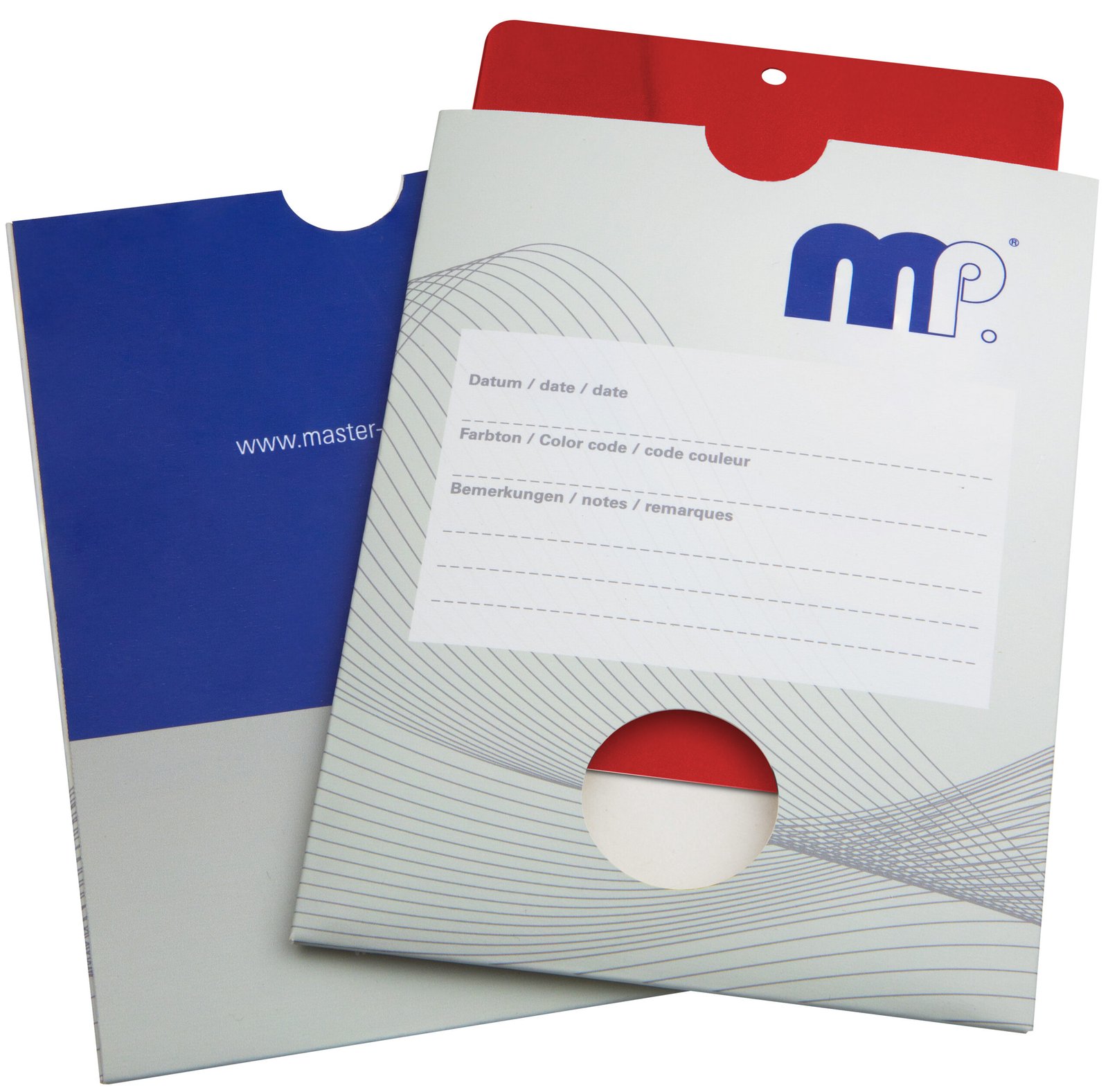 MP spray pattern cover for spray pattern cards 15 x 10.5 cm (Mipa)