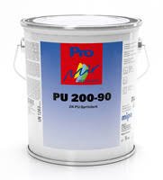 Mipa PU 200-90 20 kg net 2K PU spray paint, glossy, special colour shade Gr. II